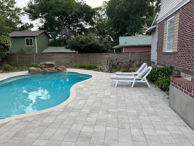 House Soft Washing and Pool Deck Cleaning in Pensacola, Floridas East Hill Neighborhood